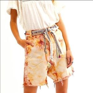We The Free She's A Legend Denim  Boho Shorts